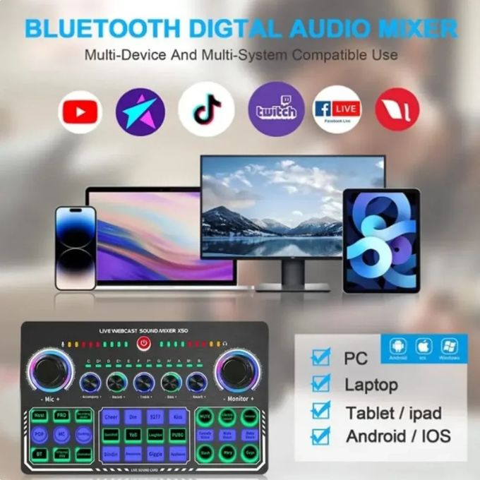 MICROPHON BM 800 AVEC CART SON X50