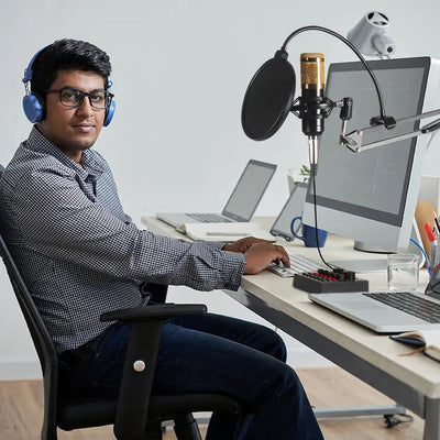 MICROPHON BM 800 AVEC CART SON V8